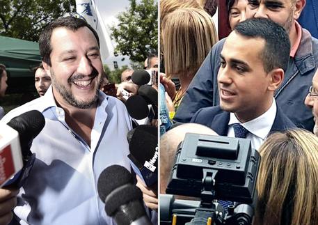 Matteo Salvini e Luigi Di Maio in una combo © ANSA