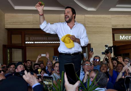 Matteo Salvini a Catania il 3 giugno © ANSA