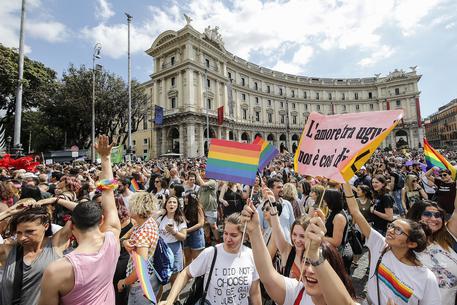 Gay Pride Rome 2018 © ANSA
