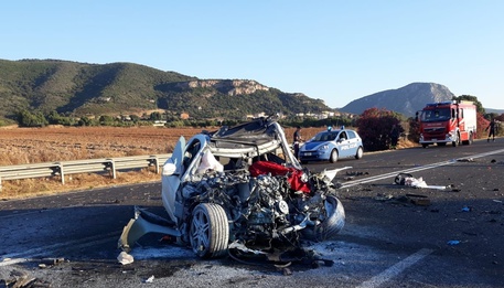 Incidente stradale sulla provinciale 2 a Villamassargia © ANSA