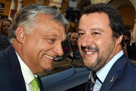 Matteo Salvini e Viktor Orban © ANSA