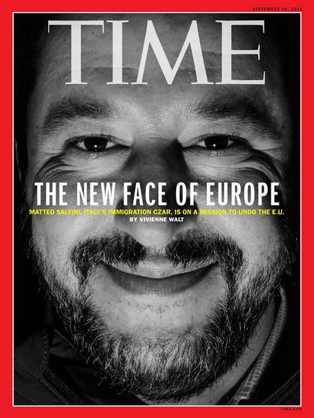 Salvini in copertina su Time, 'il nuovo volto d'Europa' © ANSA