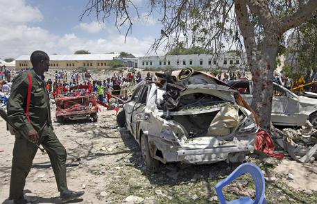 Attentato a Mogadiscio in una foto di archivio © AP