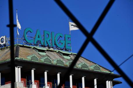 Un aimmagine della sede di Carige a Genova © ANSA