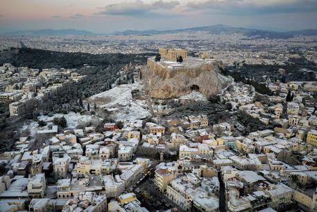 Atene sotto la neve © AP