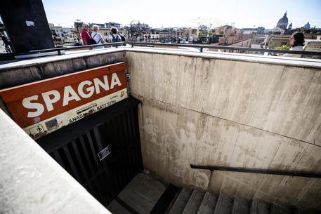 La fermata della metro Spagna a Roma © ANSA 