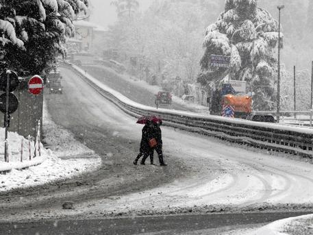Torna l'inverno, un metro di neve in Piemonte (ARCHIVIO) © ANSA