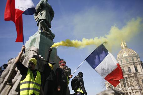 La manifestazione di gilet gialli a Parigi © AP
