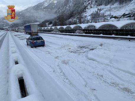 L'autostrada del Brennero chiusa a causa del maltempo © ANSA