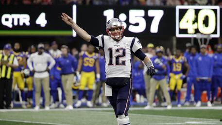 Super bowl ai Patriots, Brady nella storia © AP