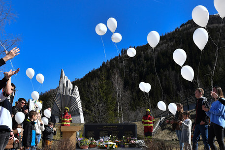Cerimonia anniversaro tragedia Traforo Monte Bianco © Ansa