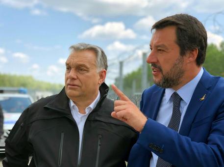 Salvini in Ungheria da Orban, in una foto di archivio © ANSA