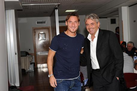 Francesco Totti e Franco Baldini © ANSA