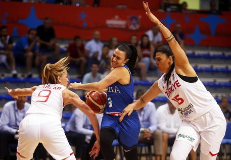 Basket: Euro donne, l'Italia spezza il tabù Turchia © EPA