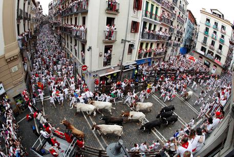The Running of the Bulls at Festival San Fermin in Pamplona © EPA