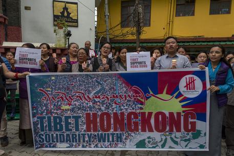 Falsi account Cina anti piazza Hong Kong © AP