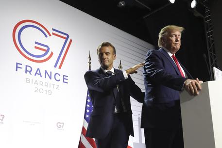 Donald Trump ed Emmanuel Macron © AP