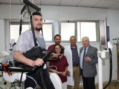 La storia di Jordan, 24 anni, paralizzato dalla vita in giù © ANSA