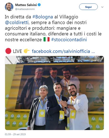 Twitter Salvini © ANSA