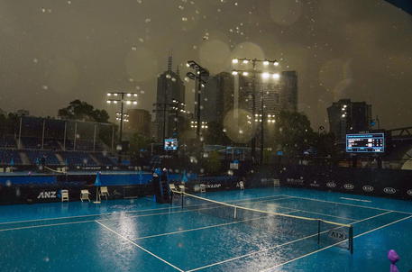 Australian Open: qualifiche senza pace, pioggia dopo fumo © EPA