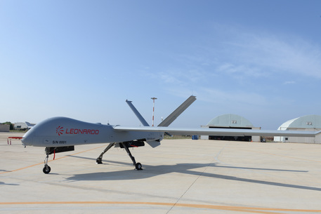 Leonardo: primo volo di prova del drone Falco Xplorer  (ufficio stampa Leonardo) © Ansa