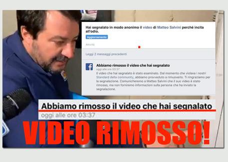 Salvini al citofono: legale ragazzo, Fb ha rimosso video © ANSA