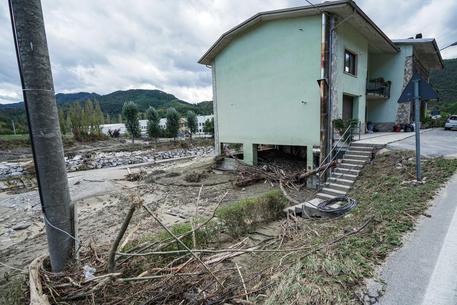 I danni del maltempo vicino a Cuneo © ANSA