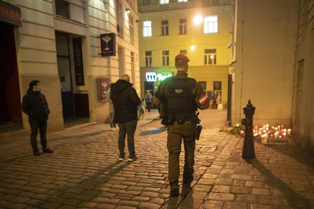 Il luogo dell'attacco a Vienna © EPA