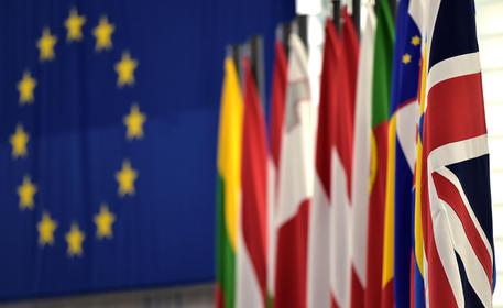 Bandiere europee al Parlamento Ue di Strasburgo © AFP