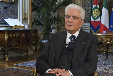 Il presidente Sergio Mattarella ANSA/QUIRINALE PALACE PRESS OFFICE © ANSA