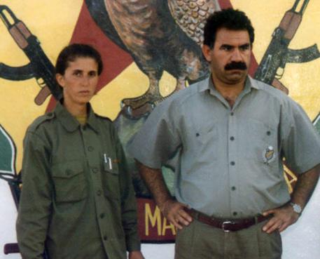 Sakine Cansiz e Abdullah Ocalan in un'immagine d'archivio © ANSA 