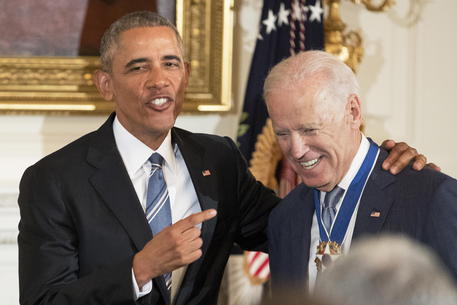 Barack Obama e Joe Biden in una foto d'archivio © EPA