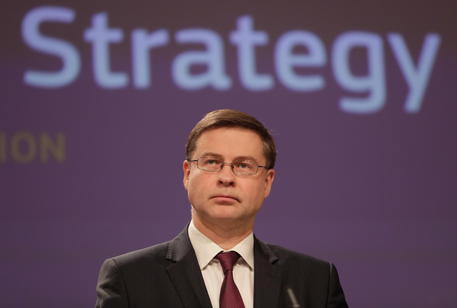 Il vicepresidente della Commissione Ue, Valdis Dombrovskis, in una foto d'archivio © 
