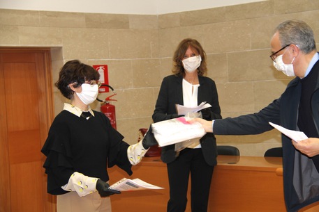 Coronavirus: detenuti regalano mascherine a magistrati  © Ansa