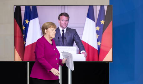 Merkel e Marcon © EPA