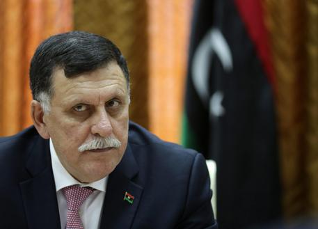 Il presidente libico Fayez al Sarraj © EPA