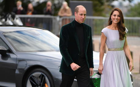Il principe William e la moglie Kate alla cerimonia di premiazione © EPA