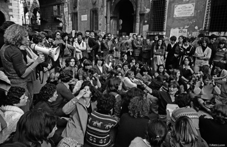 Una manifestazione femminista a Verona- foto archivio fotografico Uliano © Ansa