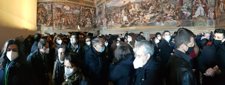 Foto pubblicata sul profilo Facebook dei Musei Vaticani © ANSA