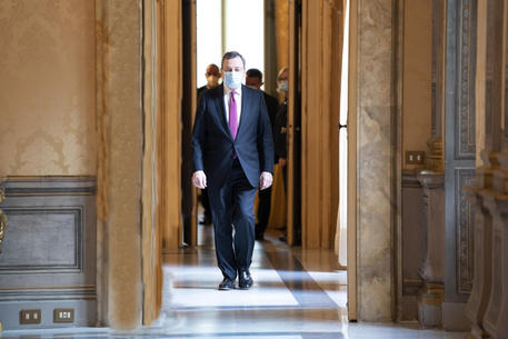 Il presidente del Consiglio Mario Draghi. Uff stampa palazzo Chigi © ANSA