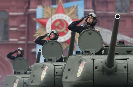 Parata militare a Mosca © ANSA 