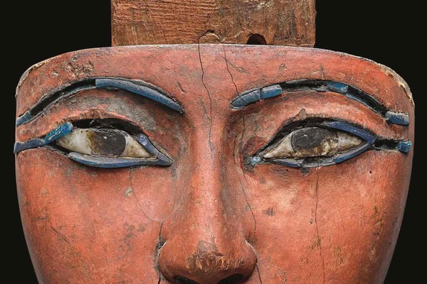 An Egyptian Polychrome Wood Mummy Mask, 21st/22nd Dynasty, 1075-716 B.C. Estimate 100,000-150,000 (credit to Sotheby's)
