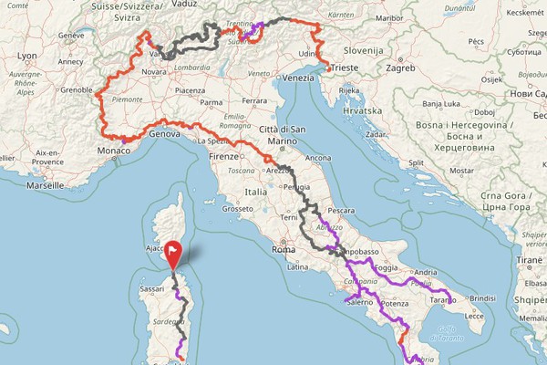 Il percorso del Sentiero Italia CAI
