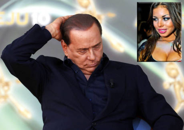 Silvio Berlusconi e Ruby © ANSA