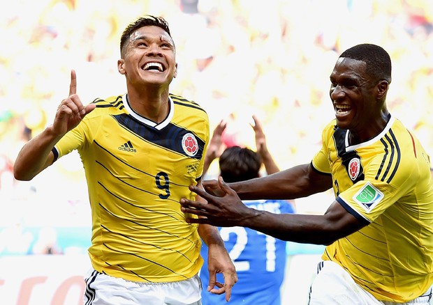 Colombia-Grecia 3-0 (foto: EPA)