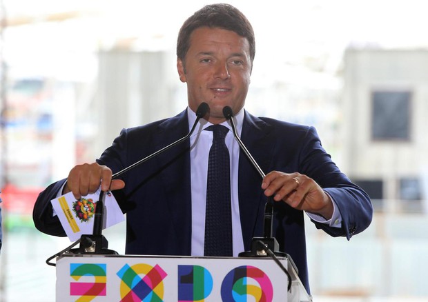 Matteo Renzi at Expo 2015 © ANSA
