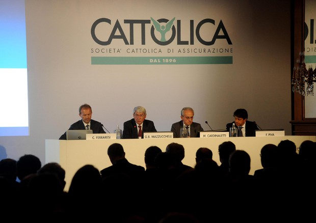 La presentazione del piano d'impresa 2014-2017 di Cattolica Assicurazioni © ANSA