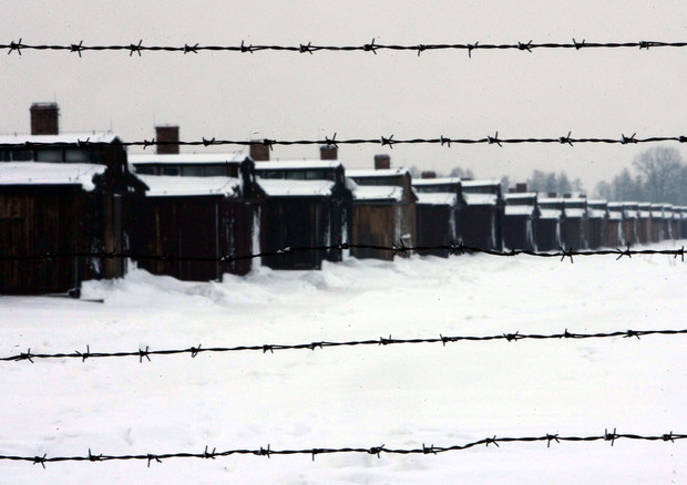 Il campo di concentramento di Birkenau © ANSA 