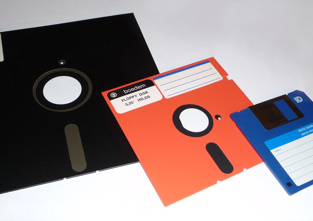 Floppy disc usato (foto: Ansa)