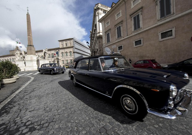 la Flaminia Cabrio Landaulet 335, l'auto del presidente della Repubblica © ANSA 